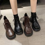 ショートブーツ 厚底 ワークブーツ 美脚 | SUNSHINE CLOSET | 詳細画像15 