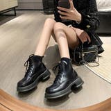 ショートブーツ 厚底 ワークブーツ 美脚 | SUNSHINE CLOSET | 詳細画像6 
