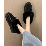 モカシン レディース ボアローファー冬靴 | ANGELCLOSET | 詳細画像4