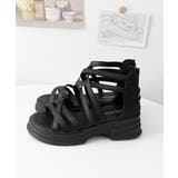 厚底サンダル ストラップサンダル美脚夏靴 | SUNSHINE CLOSET | 詳細画像18 