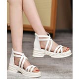 厚底サンダル ストラップサンダル美脚夏靴 | SUNSHINE CLOSET | 詳細画像8 