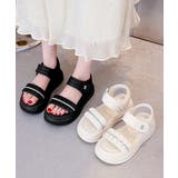 厚底サンダル レディースギャザーサンダル | SUNSHINE CLOSET | 詳細画像14