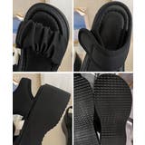 ボリュームソールスポサン フリルサンダルスタイルアップ プラットフォームスポーテ… | SUNSHINE CLOSET | 詳細画像16