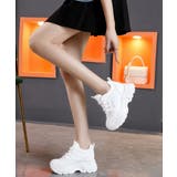 歩きやすい 痛くないダッドシューズ ローカットボリュームスニーカー白黒 | SUNSHINE CLOSET | 詳細画像15