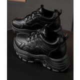 歩きやすい 痛くないダッドシューズ ローカットボリュームスニーカー白黒 | SUNSHINE CLOSET | 詳細画像19