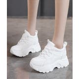 歩きやすい 痛くないダッドシューズ ローカットボリュームスニーカー白黒 | SUNSHINE CLOSET | 詳細画像3