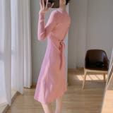 クロス ニットワンピース レディース長袖 | ANGELCLOSET | 詳細画像13
