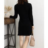 ケーブル編みニットワンピースミニ丈韓国風 | SUNSHINE CLOSET | 詳細画像13 