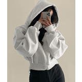 ジップパーカー裏起毛ショート丈フーディー | SUNSHINE CLOSET | 詳細画像1 