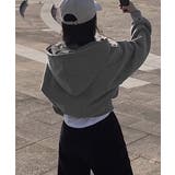 ジップパーカー裏起毛ショート丈フーディー | SUNSHINE CLOSET | 詳細画像9 