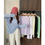 シアートップス重ね着クルーネックTシャツ | ANGELCLOSET | 詳細画像11