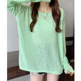 シアートップス重ね着クルーネックTシャツ | ANGELCLOSET | 詳細画像16