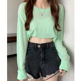 シアートップス重ね着クルーネックTシャツ | ANGELCLOSET | 詳細画像17
