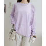 シアートップス重ね着クルーネックTシャツ | ANGELCLOSET | 詳細画像18