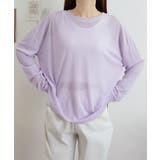 シアートップス重ね着クルーネックTシャツ | ANGELCLOSET | 詳細画像19