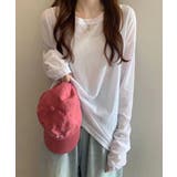 シアートップス重ね着クルーネックTシャツ | ANGELCLOSET | 詳細画像6