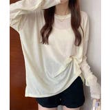 シアートップス重ね着クルーネックTシャツ | ANGELCLOSET | 詳細画像9