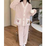 フリースパジャマ ふわふわルームウェア冬 | SUNSHINE CLOSET | 詳細画像4 
