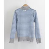 裏微起毛ニットトップスボーダーニット厚手 | SUNSHINE CLOSET | 詳細画像24