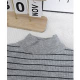 裏微起毛ニットトップスボーダーニット厚手 | SUNSHINE CLOSET | 詳細画像25