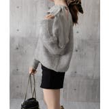 ラメシャギーニットオフショルダートップス | SUNSHINE CLOSET | 詳細画像16