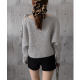 ラメシャギーニットオフショルダートップス | SUNSHINE CLOSET | 詳細画像18