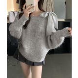 ラメシャギーニットオフショルダートップス | SUNSHINE CLOSET | 詳細画像3