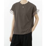 袖シアーTシャツチュール切替えカットソー | SUNSHINE CLOSET | 詳細画像17 