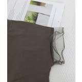 袖シアーTシャツチュール切替えカットソー | SUNSHINE CLOSET | 詳細画像31 