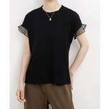 袖シアーTシャツチュール切替えカットソー | SUNSHINE CLOSET | 詳細画像8 