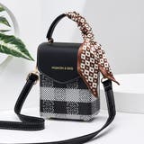 ミニショルダーバッグ スカーフ付き 縦型 | SUNSHINE CLOSET | 詳細画像1