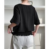 韓国風綺麗め裾フリルブラウス フレンチスリーブトップスレディース ウエストマーク… | SUNSHINE CLOSET | 詳細画像10 