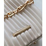 プリーツショルダーバッグ チェーン装飾 | SUNSHINE CLOSET | 詳細画像18 