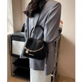 プリーツショルダーバッグ チェーン装飾 | SUNSHINE CLOSET | 詳細画像2 