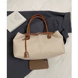 キャンバストートバッグ横長ベルトデザイン | SUNSHINE CLOSET | 詳細画像12 