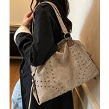 大容量ユーズド風バッグレディース 大人カジュアル肩掛けかばん ビッグトート韓国風 | SUNSHINE CLOSET | 詳細画像11