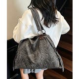 大容量ユーズド風バッグレディース 大人カジュアル肩掛けかばん ビッグトート韓国風 | SUNSHINE CLOSET | 詳細画像2