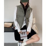 ダウンベスト ジップアップパデッドベスト | SUNSHINE CLOSET | 詳細画像12