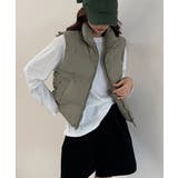 ダウンベスト ジップアップパデッドベスト | SUNSHINE CLOSET | 詳細画像13