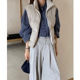 ダウンベスト ジップアップパデッドベスト | SUNSHINE CLOSET | 詳細画像17