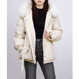 ウエストマーク中綿入りショートコート ボリュームファー襟 韓国風モッズジャケット… | SUNSHINE CLOSET | 詳細画像28 