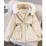 ウエストマーク中綿入りショートコート ボリュームファー襟 韓国風モッズジャケット… | SUNSHINE CLOSET | 詳細画像36 