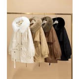 ウエストマーク中綿入りショートコート ボリュームファー襟 韓国風モッズジャケット… | SUNSHINE CLOSET | 詳細画像38 