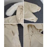 ウエストマーク中綿入りショートコート ボリュームファー襟 韓国風モッズジャケット… | SUNSHINE CLOSET | 詳細画像39 