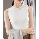 袖なしサマーニットレディース インナートップスきれいめ プルオーバーニットシンプ… | SUNSHINE CLOSET | 詳細画像11