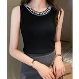 袖なしサマーニットレディース インナートップスきれいめ プルオーバーニットシンプ… | SUNSHINE CLOSET | 詳細画像5