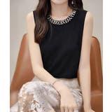 袖なしサマーニットレディース インナートップスきれいめ プルオーバーニットシンプ… | SUNSHINE CLOSET | 詳細画像7