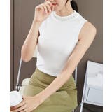 袖なしサマーニットレディース インナートップスきれいめ プルオーバーニットシンプ… | SUNSHINE CLOSET | 詳細画像8