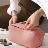 PUメイクボックス 大容量 コスメポーチ | SUNSHINE CLOSET | 詳細画像4 