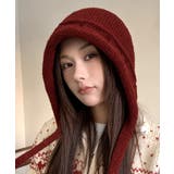 暖かいニットフライトキャップ 紐付き帽子 柔らかニットハット防寒大人カジュアルガ… | SUNSHINE CLOSET | 詳細画像16